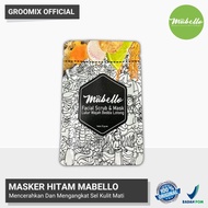 Masker Hitam Mabello Beda Lotong Original masker Wajah Pria Penghilang