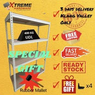 [Beige] Boltless Rack Shelf Rack Storage Rak Dapur Rak Besi Rak Serbaguna 置物架 150-210cm(H)X30-60cm(D