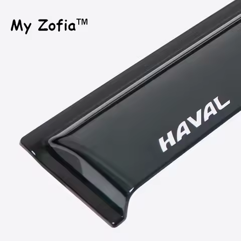 For Haval H9 2nd 2024 2025 New H9 Car Window Visor Weather shield Black Wind Rain Deflectors Side Wi
