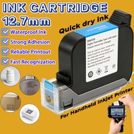 2588 Handheld Printer Ink Cartridge Fast Dry Eco Solvent Print Height 12.7mm Inkjet Printer Black In