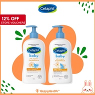 Cetaphil Baby Calendula Organic Lotion | Cetaphil Baby Calendula Organic Wash+Shampoo 400mL [HappyHealth]