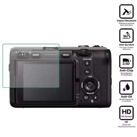 Hard Tempered Glass Protective Film For Sony FX30 FX30B ILME-FX30/FX30B Camera LCD Screen Protector 