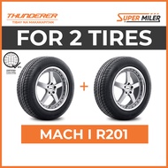 2pcs THUNDERER 185/60R15 MACH I R201 Car Tires