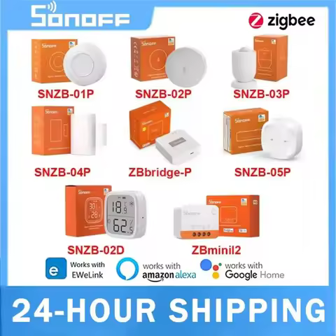 SONOFF Zigbee SNZB-05P SNZB-01P SNZB-02P SNZB-02D SNZB-03P SNZB-04P Zigbee 3.0 Sensor ZB BRidge PRO