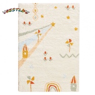 VBESTLIFE Fabater Bedside Rug  Imitation Living Room Full Floor Design Versatile for Hallway (Type 1