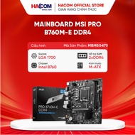 MAINBOARD MSI PRO B760M-E DDR4