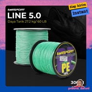 [PD] TaffSPORT Fishing Line Fishing Line PE Braided 300M 5.0 - TF102 - Green