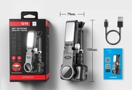 Q18 เดสก์ท็อปตามโหมดการถ่ายภาพGimbal Stabilizer Selfie Stickขาตั้งกล้องพร้อมเติมแสงสําหรับiPhoneโทรศ