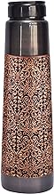 BA® Tower Antique Embossed Copper Water Bottle - Ayurvedic Vessel: Increase Hydration and Wellness-Ayurveda - 100% Pure Handcrafted Copper Bottle - Hydrated Capacity ≈950ml