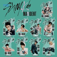 FHS KPOP Idol Stray Kids MAXIDENT New Album Acrylic Stand Photo Figures Standing For Fans Collection Ornaments