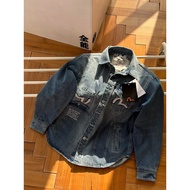 2026 Baru EVISU Uniseks Bercetak T-Shirt Lengan Pendek Baju-T Sukan Pasangan T-Shirt Kasual Atasan B