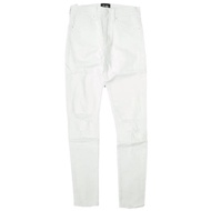 D淨化草本-ID Florence Ankle Skinny ISKO S03 做舊修身牛仔褲，23碼，白色，貨號134627，原價：¥ ROSE BUD BUD 下裝。 [近全新][二手][D淨化草