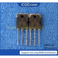 10Pcs KTB688 B688 2SB688 KTD718 D718 2SD718 2SB688 TO-3P chip power amplifier chip IC