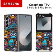 Casing hp For Samsung Z Fold & Z Flip 7 6 5 4 3 URBAN DOODLE GRAFFITI NSG_022