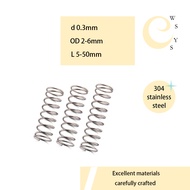 [wsys] Sus304 Compression Spring (d0.3mm OD2-6mm L5-50mm THHC)