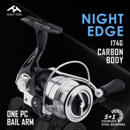 HAUTTON NIGHT EDGE SPINNING Reel (CARBON BODY)