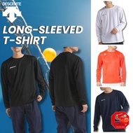 Descente Long Sleeve T-Shirt Quick Dry Stretch Training Dry Inner Unisex Simple BK00(ST4FLTZ0MB) 2XO