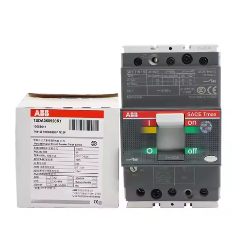 ABB Molded Case Circuit Breaker SACE T1N 3P4P 16A25A32A40A50A63A80A100A125A160A Air Switch