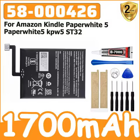 High-Quality Battery for Amazon Kindle Paperwhite 5 Paperwhite5 kpw5 ST32 58-000426 1700mAh