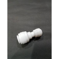 Straight RO Connector 3/8" Tube 1/4" Tube Connector RO