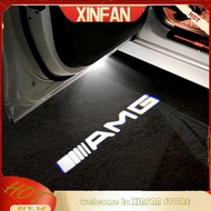 XINFAN 2X For Mercedes Benz W205 W176 W177 V177 W247 W246 W212 W213 AMG GL X166 M W166 Led Car Door Welcome Light Projector Logo Lights