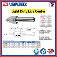 VERTEX TAIWAN VPC-MT3 MT4 MT5 Light Duty Live Center middle speed high speed lathe