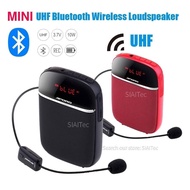 SIAITec Aporo T2 Mini Wireless UHF Speaker 10W Voice amplifier Lapel, Bluetooth loudspeaker with UHF