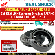 Seal Sil Shock Depan Honda Beat Fi Esp New POP Street Deluxe Vario 110 125 150 160 Genio Revo Scoopy Fi Esp Karbu Spacy Supra X 125 Karisma Kirana Original AHM Honda Genuine Parts