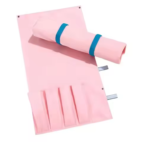 Amazon's new hot-selling mahjong push ruler storage bag, large pocket, portable travel mahjong card 