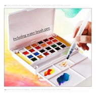 Watercolor Tablet Tablets Box Of 24 Colors - Tam Drawing Tools