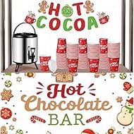 Sliner Hot Cocoa Stand Include 1.3 Gallon Stainless Steel Insulated Beverage Dispenser with Spigot, 