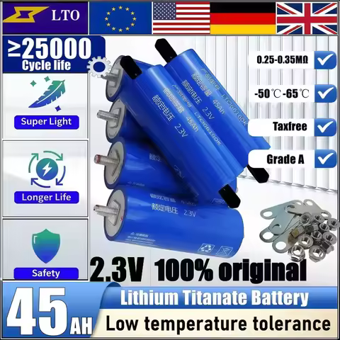 yinlong Original 2,3V 45Ah 66160lithium titanat batterie 10c DIY 12 V 24 V 48 V rv solar lautspreche