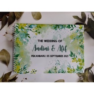 Custom Hard Cover Guest Book / Wedding Guest Book / Wedding Guest Book / Invitation Guest Book