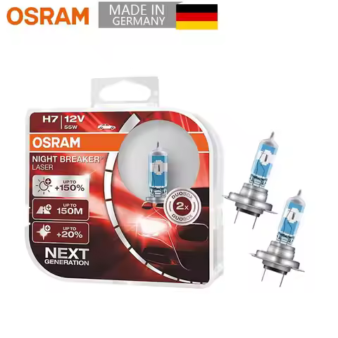 Osram Original H7 Night Circuit Breaker Laser Next Generation 12V 55W Car Headlight Car Fog Light +1