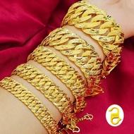 Centipede King Bracelet M21 Pattern 24k Gold Titanium Gold Bangkok Centipede Adira Gold