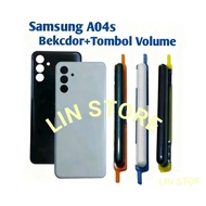 TOMBOL Backdoor + Volume Button Samsung A04S Back cover Back Caver Cesing door Samsung A04S