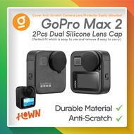 Lens Cap (2pcs) for GoPro Max 2 Protective Cover Lens Cover for GO PRO MAX2 ii Silicone Case