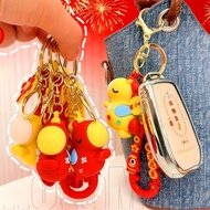 1/2/4PCS Horse Keychain, Cartoon Zodiac Symbol for Vitality, Compact Chinese New Year Gift Pendant w