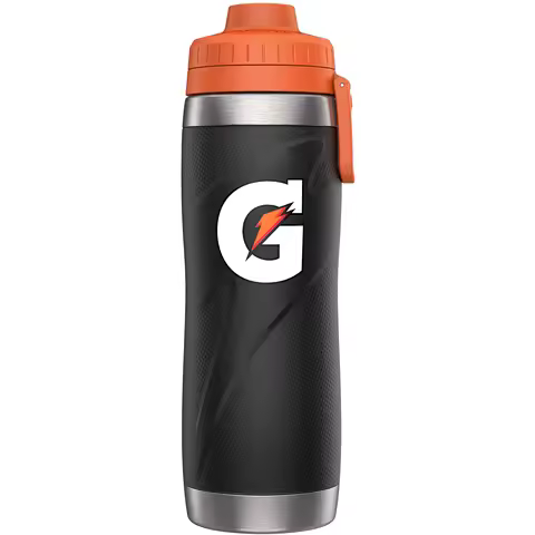 Stainless Steel Black Sport Bottle 26oz Double Wall Vacuum Insulated Water Container