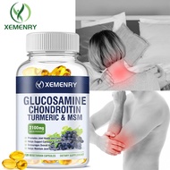 XEMENRY Glucosamine with MSM - a joint support supplement that helps with inflammation. Occasionally relieves back, knee and hand discomfort.