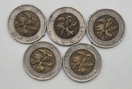 香港拾圓硬幣 X 5 個  /Lot 6