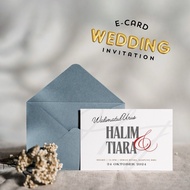 ekad kahwin digital/E-card wedding invitation/video kad kahwin digital/kad digital kahwin/design kad
