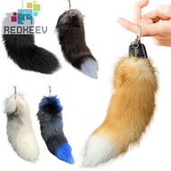 Huge Fluffy Faux Fur Fox Tail Keychain Therian Tail Fox Tail Keychain Pompoms Bag Pendant Cosplay Ta