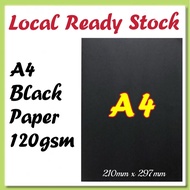 A4 Black Colour Paper 120gsm A4 Kertas Hitam 120gsm 100’s
