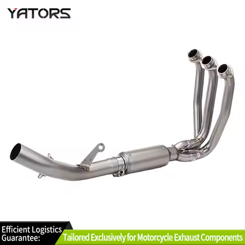 For Motorcycle CFMOTO 675SR 675R 675NK Full Exhaust System Exhaust Muffler Escape Modify 675SRR Fron