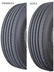 295/80r22.5 11R22.5 (ส่งฟรี) ยางหน้ารถบรรทุก หรือสามาถใส่ได้ทุกตำแหน่งล้อ คุณภาพดีใช้ได้ยาวนานมั่นใจคุณภาพ ยางรถบรรทุกขอบ22.5 ยางเรเดียล ราคา1ส