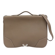 大象灰 TC牛皮 Victoria 郵差包 肩背包 B刻【HERMES 愛馬仕】