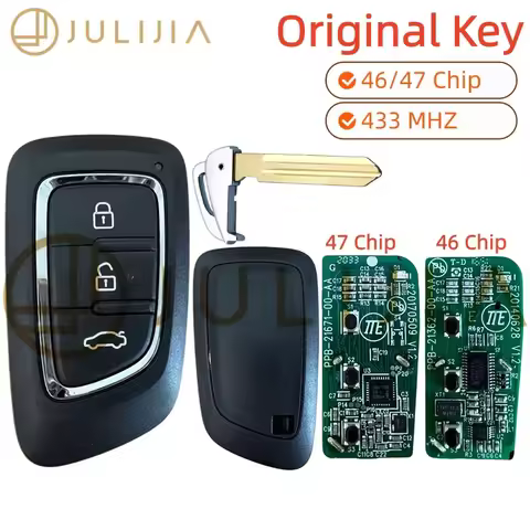 JULIJIA Original for Dongfeng DFSK Aeolus MX5 E70 AX7 A30 AX4 AX5 AX7 Smart Remote Key 46 chip 47 ch