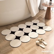 Dreamerhouse Bathroom Anti-Slip Mat Household Bathroom Doorway Wear-Resistant Foot Mat Easy-Dry IGUR