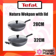 Tefal Natura Wokpan with lid 28cm B2269295 B22692 | 32cm B2269495 B22694